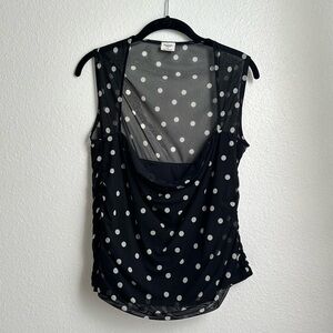 Abercrombie & Fitch Polka Dot Ava Mesh top